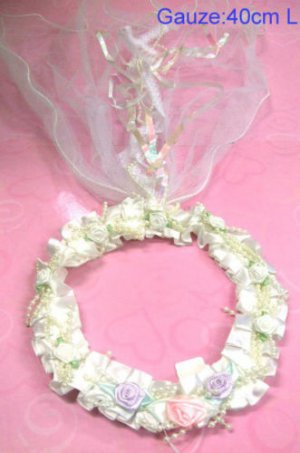 lovely headband for wedding party gift pink purple white rose