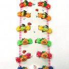 hair accessories Halloween clip claw green pink red blue yellow orange 12