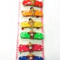 hair accessories baby clip claw green pink red blue yellow orange 6