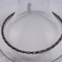 Funky Purple and Stainless Byzantine Chainmaille Necklace