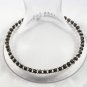 Silver and Black Rhinos Chainmaille Necklace