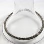 Square Ring Stainless Half Persian 4 in 1 Chainmaille Necklace