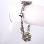 Beautiful Stainless Chainmaille Flower Bracelet