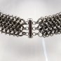Pink Swarovski Crystal Feminine Chainmaille Choker