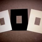 5 each 8x10 BLACK WHITE CREAM Mat ACEO 2.5x3.5 4x6 5x7