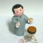 Hand Painted Clay Doll cl86393