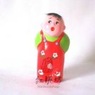 Hand Painted Clay Doll k816