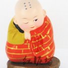 Hand Painted Clay Doll k606 little monk