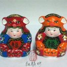 Hand Painted Clay Doll cu86418