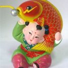 Hand Painted Clay Doll cu02089