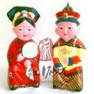 Hand Painted Clay Doll cu96146