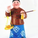 Hand Painted Clay Doll  cu0940
