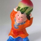 Hand Painted Clay Doll b86406