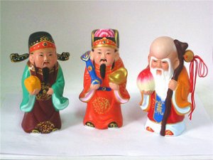 Hand Painted Clay Doll b02094