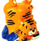 Hand Painted Clay Doll  a0966 tiger