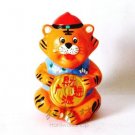 Hand Painted Clay Doll  a0969 tiger