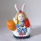 Hand Painted Clay Doll  a66024-3 rabbit