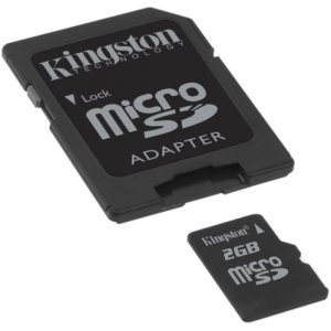 Kingston 2GB microSD Digital Card w/ SD Adapter (&acirc;�&cent;&Acirc;&iquest;&acirc;�&cent;)