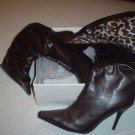 Women's Spike Heel Brown Boots