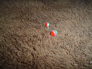 Red/Green Belly Button Ring