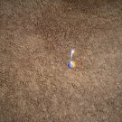 Blue/Orange Belly Button Ring