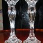 JG Durand Lead Crystal Candle Holders