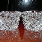 Small Lead Crystal Candle Holders