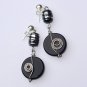 Black and Silver Swirl Earrings was $24.95
