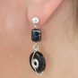 Black and Silver Swirl Earrings was $24.95