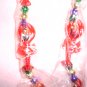 Brand New Flashing Mardi Gras Beads with Crawfish