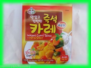 HOT & SPICY INSTANT KOREAN CURRY SAUCE - USA SELLER