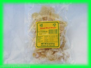 DELICIOUS THAI SWEET SLICED GINGER SNACK - USA SELLER