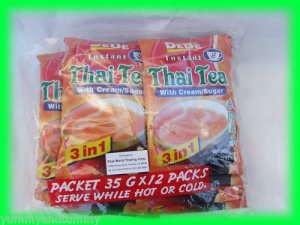 DEDE INSTANT THAI TEA WITH CREAM & SUGAR - USA SELLER