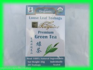 100% ORGANIC PREMIUM NATURAL GREEN TEA - USA SELLER
