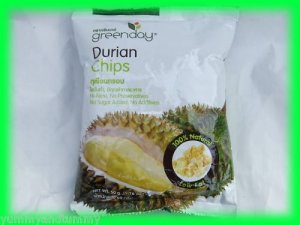 NATURAL THAI DURIAN CHIPS - LOW FAT, NO PRESERVATIVES