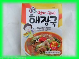 KOREAN SPICY BEEF FLAVORED VEGETABLES SOUP MIX - NO MSG