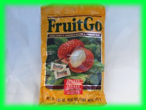 FRUITGO ASIAN LYCHEE FRUIT HARD CANDY - USA SELLER