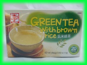 KOREAN NATURAL GREEN TEA WITH BROWN RICE - USA SELLER