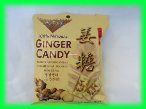 100% NATURAL SWEET GINGER CHEWY CANDY - USA SELLER