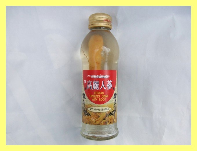6 KOREAN GINSENG DRINK WITH REAL GINSENG ROOT