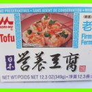 VEGETARIAN FIRM TOFU READY TO EAT - NO PRESERVATIVES