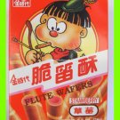 STRAWBERRY FLUTE WAFERS BISCUIT - USA SELLER