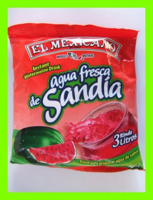 INSTANT WATERMELON DRINK MIX - EL MEXICANO BRAND