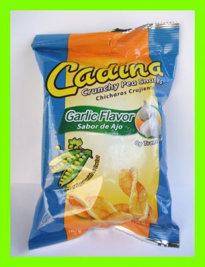 CRUNCHY PEA SNACKS GARLIC FLAVOR - NO TRANSFAT