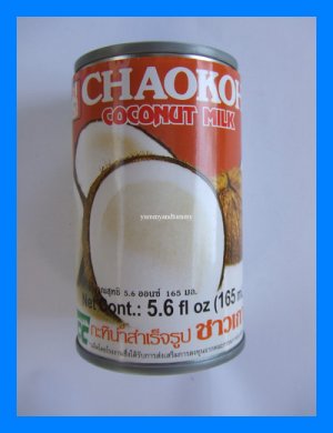 THAI CHAOKOH COCONUT MILK  5.6 OZ. - USA SELLER