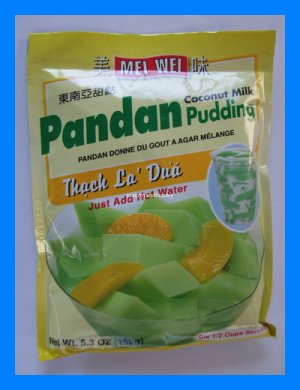 PANDAN COCONUT MILK PUDDING - JUST ADD HOT WATER