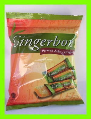 5 PACKS GINGERBON GINGER GUMMY CANDY SWEET - USA SELLER