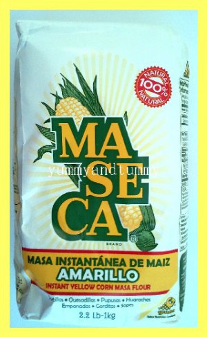 INSTANT YELLOW CORN MASA FLOUR - FOR TORTILLAS, GORDITAS, QUESADILLAS, AND MORE