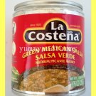 LA COSTENA GREEN MEXICAN SALSA SALSA VERDE MEDIUM - PREMIUM QUALITY - USA SELLER