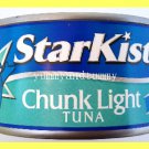 4 CANS CHUNK LIGHT TUNA IN WATER, 12 OUNCES EACH CAN - USA SELLER